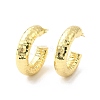 Brass C-shape Stud Earrings EJEW-G327-05G-1