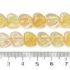 Natural Yellow Fluorite Beads Strands G-H005-C13-01-5