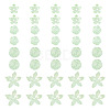94Pcs 4 Styles Transparent Acrylic Beads TACR-TA0001-84-1