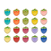 Craftdady 100Pcs 10 Colors Transparent Enamel Acrylic Beads TACR-CD0001-07-14