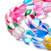 Synthetic Moonstone Beads Strands G-E573-02B-33-4