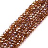 Electroplate Glass Beads Strands EGLA-A044-T1mm-B02-1