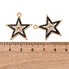 Alloy Enamel Pendants FIND-K030-17D-G-3