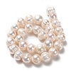Natural Cultured Freshwater Pearl Beads Strands PEAR-L033-90-01-3