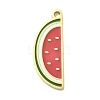 304 Stainless Steel Fruit Enamel Pendants STAS-G362-04G-15-1