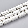 Electroplate Non-magnetic Synthetic Hematite Beads Strands G-T061-183S-1