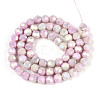 Anti-Tarnish Electroplate Glass Beads Strands LS-EGLA-T021-6mm-15-06-2