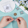 4Pcs Alloy Lapel Pin Brooches for Backpack Clothes JEWB-UN0002-68-2