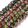 Handmade Cloisonne Brass Beads Strands KK-CBA6970-01-1