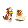 Pride Rainbow Squirrel Enamel Pin JEWB-N007-242-1