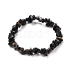 Natural Mixed Stone Chip Beaded Stretch Bracelets for Girl Women BJEW-JB06647-10