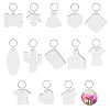 Sublimation Double-Sided Blank MDF Keychains KEYC-GA0001-38-1