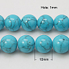 Synthetic Turquoise Beads Strands TURQ-H038-10mm-XXS09-2