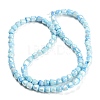 Electroplate Glass Beads Strand GLAA-G088-03-01C-3