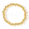 Bohemia Brass Round Beaded Stretch Bracelets TK0566-31-1