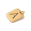 304 Stainless Steel Charms LS-STAS-R001-01G-A-2
