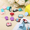 16Pcs 16 Styles Medical Theme Food Grade Eco-Friendly Silicone Focal Beads SIL-CA0003-31-4