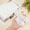 Gorgecraft 10M Double-Layer Pleated Polyester Chiffon Lace Trim OCOR-GF0002-14A-3