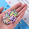 Opaque Acrylic Beads X-MACR-S370-D6mm-M1-5