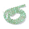 Synthetic Moonstone Beads Strands G-F142-10mm-15-2