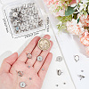 50 Sets 304 Stainless Steel Stud Earring Finding STAS-BBC0003-32-3
