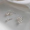 Alloy & Rhinestone & Imitation Pearl Stud Earrings for Women WG8F1A1-01-2