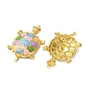 304 Stainless Steel Enamel Big Pendants STAS-L299-24G-03-2