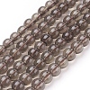 Smoky Quartz Beads Strands X-G-C076-4mm-4-1