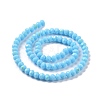 Electroplate Opaque Solid Color Glass Beads Strands EGLA-A034-P4mm-L11-2