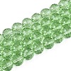 Transparent Glass Bead Strands GLAA-R095-10mm-28-1
