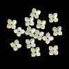 Dyed & Heated Glass Bead Caps GLAA-Z019-01F-1