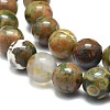Natural Rhyolite Jasper Beads Strands G-F674-03AB-8mm-3