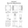 Kraft Paper Folding Box CON-WH0010-01J-D-6