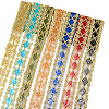   14 Yards 7 Colors Polyester Embroidery Mesh Lace Ribbons OCOR-PH0002-42-1