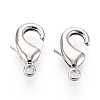 Brass Lobster Claw Clasps KK-YW0004-01B-P-1