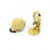 Brass Clip-on Earrings Findings KK-L184-24C-2
