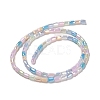 Electroplate Glass Beads Strands EGLA-D030-08J-2