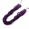 Baking Paint Transparent Glass Beads Strands LS-DGLA-A035-T4mm-A09-2