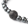 Energy Power Cross Beads Stretch Bracelets Set for Men Women BJEW-JB06891-12