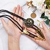 2Pcs 2 Style Adjustable Vintage PU Leather Bolo Ties NJEW-HY0001-01-3