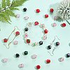 20Pcs Handmade Lampwork Bumpy Beads LAMP-SZ0001-52B-5