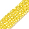 Electroplate Glass Beads Strands EGLA-A044-P3mm-B04-1