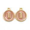 Golden Plated Alloy Enamel Charms ENAM-S118-06I-1