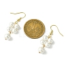 Shell Pearl Dangle Earrings EJEW-JE05996-3