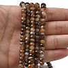 Natural Banded Agate Beads Strands G-D344-A34-04-2