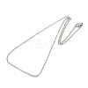 Unisex Classic Plain 304 Stainless Steel Mens Womens Cable Chain Necklaces STAS-O037-83P-2