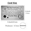 Rectangle 201 Stainless Steel Blank Thermal Transfer Wallet Card DIY-WH0252-011-2
