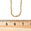 304 Stainless Steel Cable Chain Necklace Making STAS-P045-05G-4