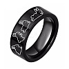 Rabbit Pattern 201 Stainless Steel Finger Rings for Couple FS-WG795E8-04-1