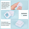 Square Plastic Loose Diamond Storage Boxes LS-CON-WH0095-49A-4